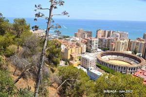 015- Malaga vue du Gibralfaro